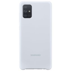 Etui Samsung Silicone Cover Silver do Galaxy A71 (EF-PA715TSEGEU)