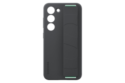 Samsung Etui Silicone Grip Case Czarny do Galaxy S23 (EF-GS911TBEGWW)