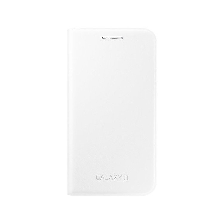 Etui Flip Cover Białe do Samsung Galaxy J1 (EF-FJ100BWEGWW)