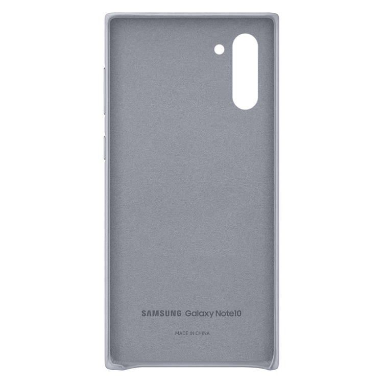 Etui Samsung Leather Cover Szary do Galaxy Note 10 (EF-VN970LJEGWW)