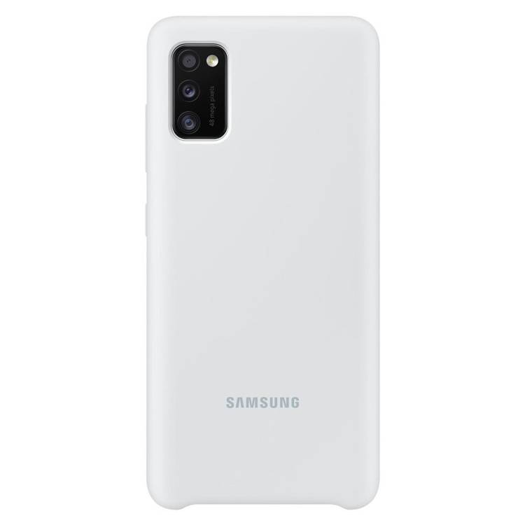 Etui Samsung Silicone Cover Biały do Galaxy A41 (EF-PA415TWEGEU)