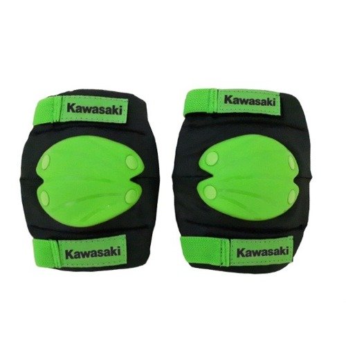 Kawasaki komplet ochraniaczy na łokcie i kolana czarno-zielone rozmiar S