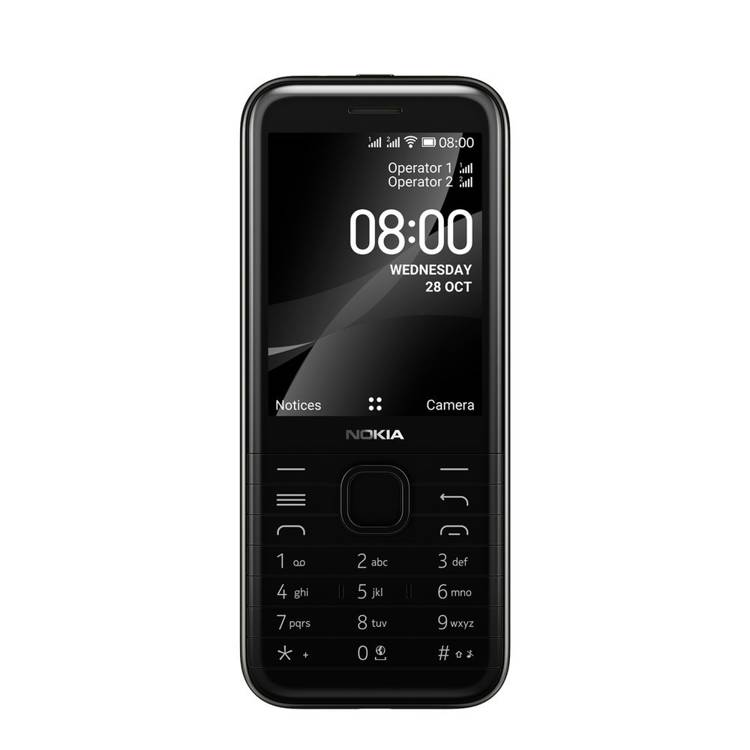 Nokia 8000 4G Dual Sim Czarna