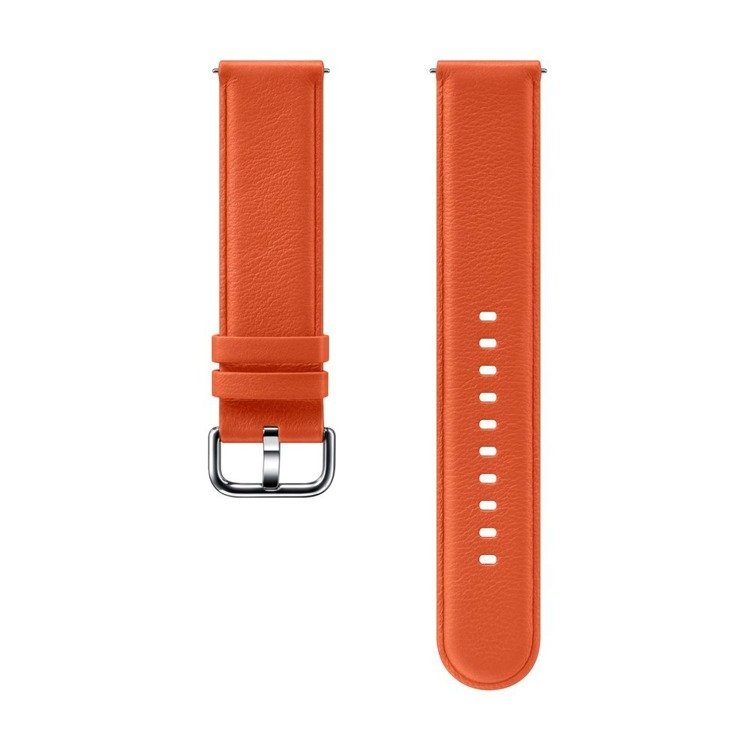 Samsung Pasek Skórzany Pomarańczowy do Galaxy Watch Active/Active 2 20mm (ET-SLR82MOEGWW)