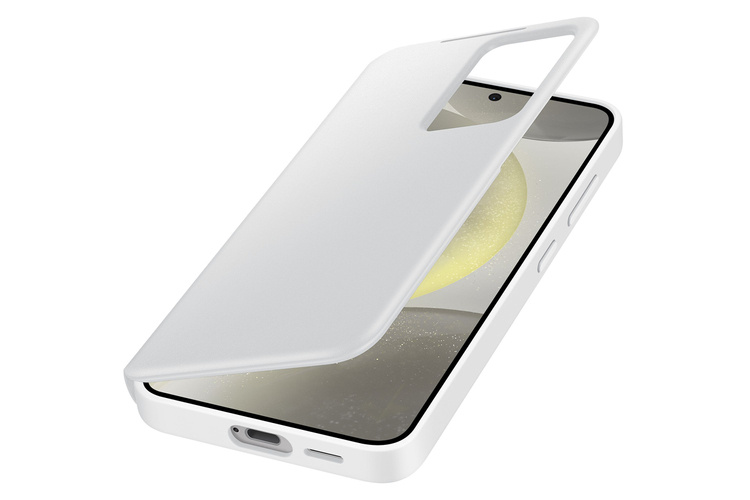 Samsung Smart View Wallet Case Białe do Galaxy S24 (EF-ZS921CWEGWW)